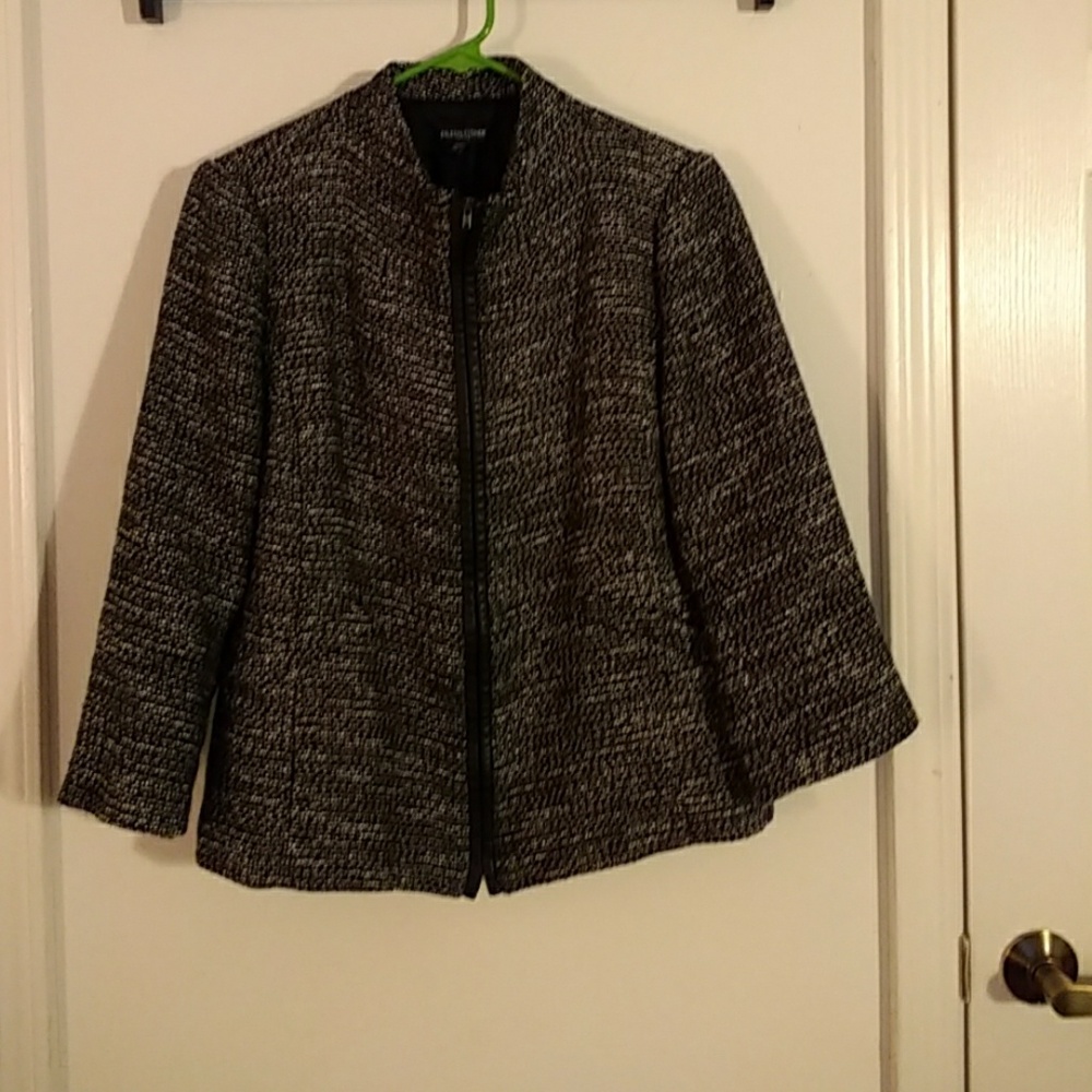 Eileen Fisher Tweed Blazer Jacket